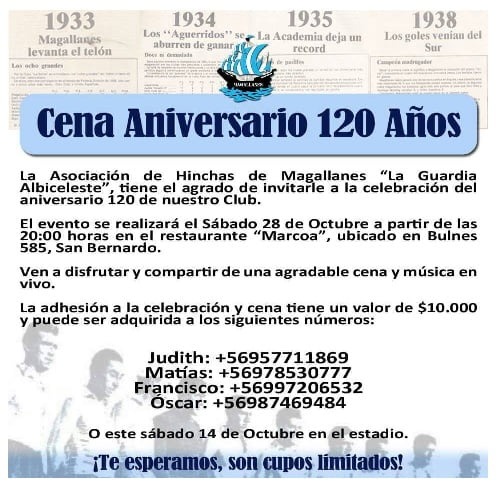 CENA ANIVERSARIO 2017