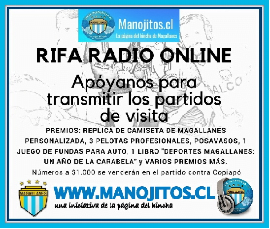 rifa MANOJITOS.CL CLUB MAGALLANES 2018