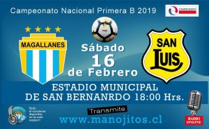 A CONTAR DE ESTA SEMANA SE AGREGA A NUESTRAS NOTICIAS EL DATO ESTADISTICO DE GONZALO REYES, QUIEN REVISARA CADA SEMANA AL RIVAL DE TURNO, AHORA MAGALLANES VS SAN LUIS 5