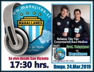 LA RADIO DEL HINCHA AHORA SE HACE PRESENTE EMPUJANDO AL EQUIPO EN COPA CHILE, GENERAL VELAZQUEZ VS MAGALLANES 3