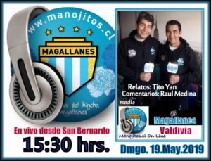 LA RADIO DEL HINCHA AHORA TRASMITIMOS MAGALLANES VS D. VALDIVIA 3
