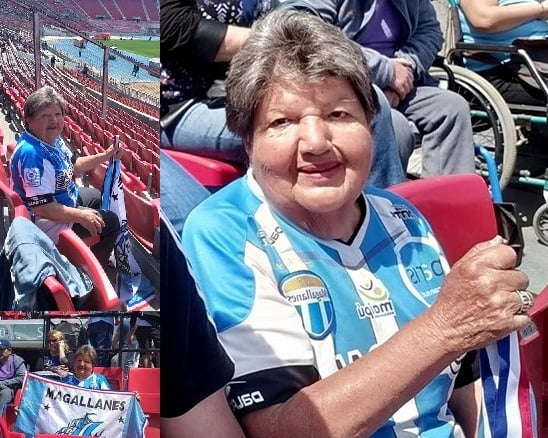 SRA. IRMA, HINCHA DE MAGALLANES DE LA SEMANA 1
