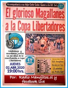 RECORDEMOS A MAGALLANES DE LA CLASIFICACIÓN A COPA LIBERTADORES 3