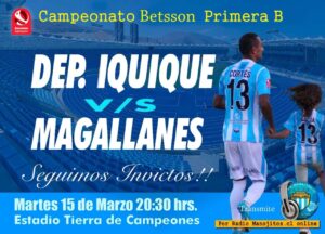 MAGALLANES VA POR IGUALAR SU PROPIA HISTORIA ANTE IQUIQUE 3