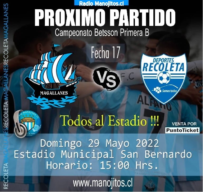 MAGALLANES RECIBE AL COLISTA DEPORTES RECOLETA 1