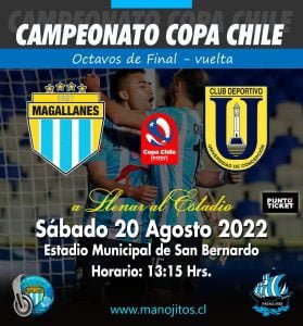 MAGALLANES VA POR QUEDAR ENTRE LOS OCHO MEJORES DE COPA CHILE: 5