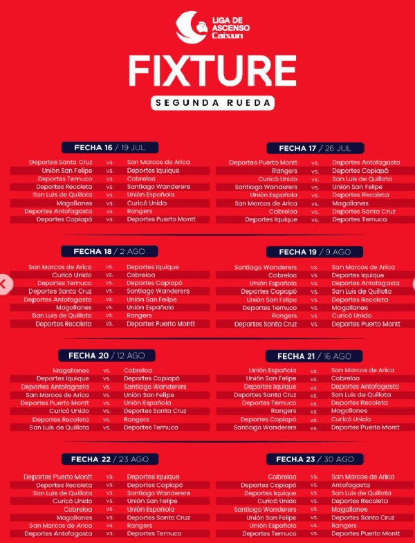 La aventura comienza en Curicó: ANFP revela el fixture del Torneo Ascenso 2026 3